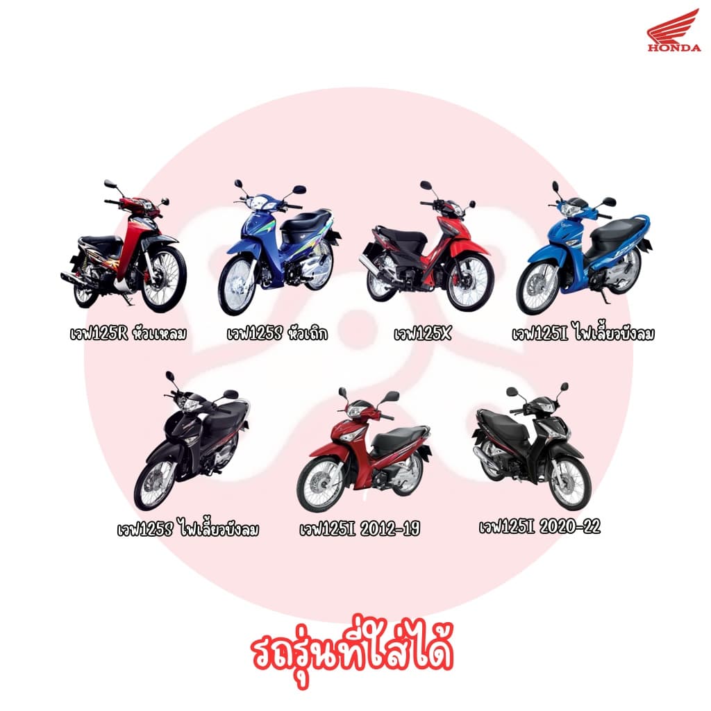 ชุดน็อตยึดฝากลมกันร้อน WAVE125 ทุกรุ่น งานสเเตนเลสเเท้ บูชฝากลมกันร้อนเวฟ125 น็อตฝากลมกันร้อนเวฟ125 ชุดยึดฝาครอบ - รูปที่ 2